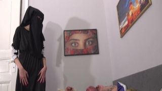 Cum on tinypussy com her black niqab