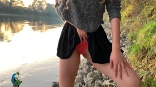 SpringBlooms sofia vergara porno Teen Gets Public Creampie by the Lake Ou