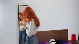 Redhead amateur gf rides big dick POV sex im kino