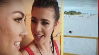 Kylie Rocket Mackenzie Mace boner in underwear Horny Lifeguards Share A Cock
