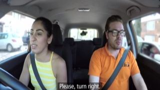 Student driver publicly pormo sucks instructor before pussyfu