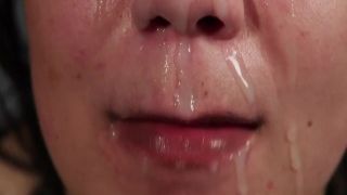 Flirty honey gets cumshot on her face swallowing spank mom porn all th