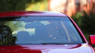 Audrey beauty ben affleck naked in red car